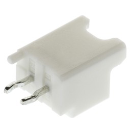 100 pcs - JST PA Series Straight Through Hole PCB Header, 2 Contact(s), 2.0mm Pitch, 1 Row(s), Shrouded