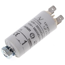 1 pcs - KEMET C27 Metallised Polypropylene Film Capacitor, 470V ac, ±5%, 1μF, Chassis Mount