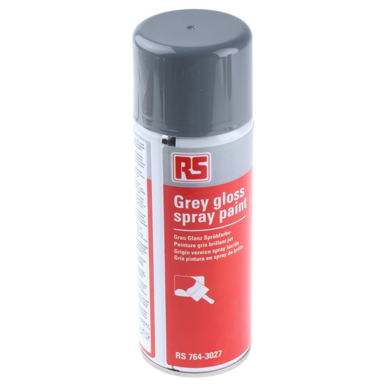 1 pcs - RS PRO 400ml Grey Gloss Spray Paint