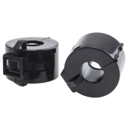 2 pcs - RS PRO Openable Ferrite Clamp, 29 Dia. x 33mm, For Computer Peripherals, Digital TV, Internal & External Power Cables,