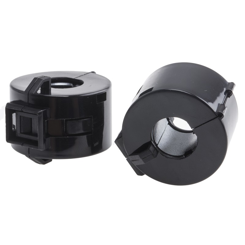 2 pcs - RS PRO Openable Ferrite Clamp, 29 Dia. x 33mm, For Computer Peripherals, Digital TV, Internal & External Power Cables,