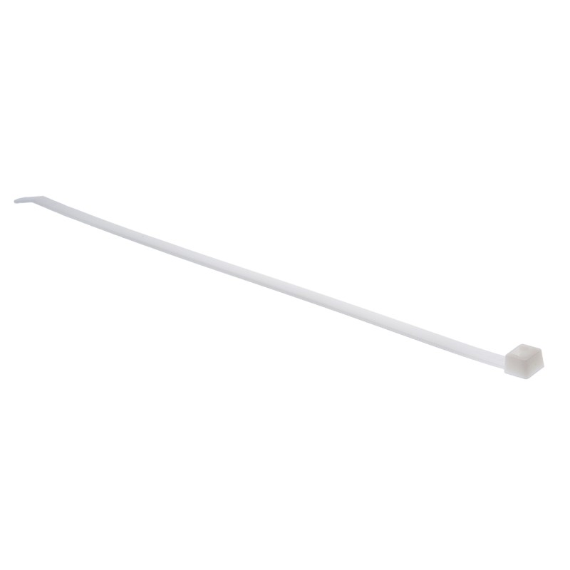 1 Bag of 100 - HellermannTyton Cable Tie, 300mm x 7.6 mm, Natural Polyamide 6.6 (PA66), Pk-100