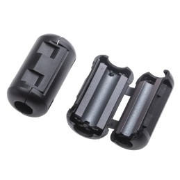 2 pcs - RS PRO Openable Ferrite Clamp, 22.5 Dia. x 43mm, For Computer Peripherals, Digital TV, Internal & External Power