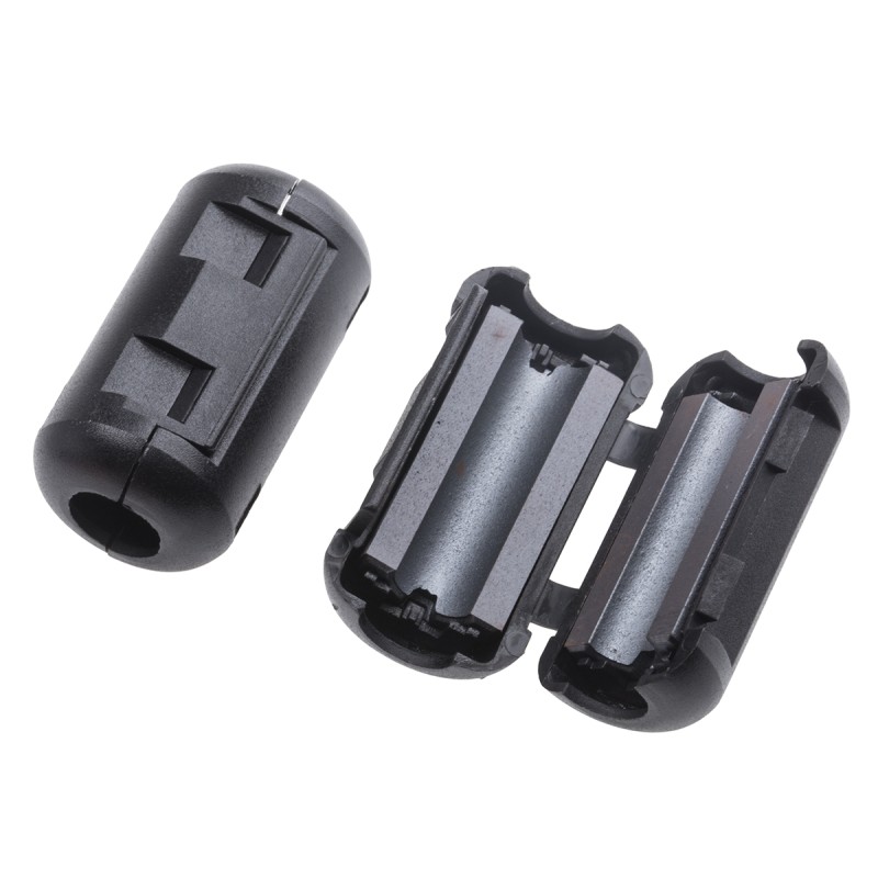 2 pcs - RS PRO Openable Ferrite Clamp, 22.5 Dia. x 43mm, For Computer Peripherals, Digital TV, Internal & External Power