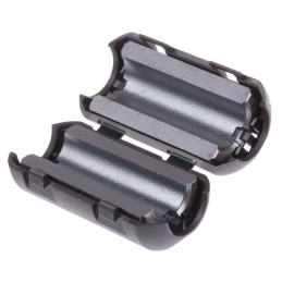 2 pcs - RS PRO Openable Ferrite Clamp, 22.5 Dia. x 43mm, For Computer Peripherals, Digital TV, Internal & External Power