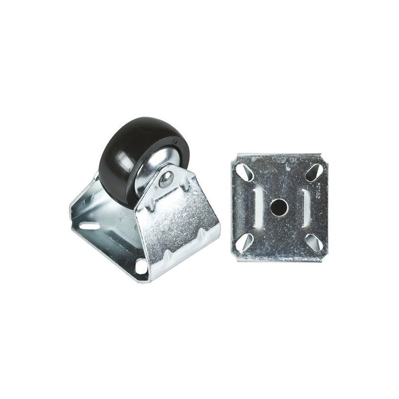 1 pcs - Tente Fixed Castor Wheel, 50kg Capacity, 60mm Wheel