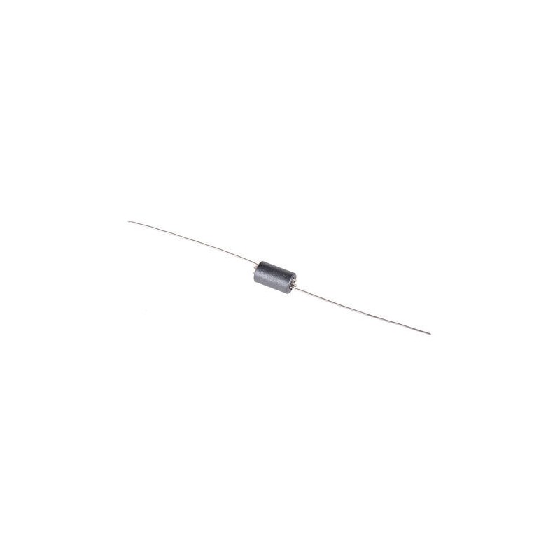 20 pcs - Wurth Elektronik Ferrite Bead, 6 (Dia.) x 10mm (Axial), 598Ω impedance at 25 MHz, 800Ω impedance at 100 MHz