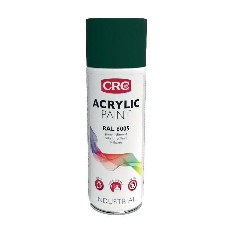 1 pcs - CRC 400ml RAL 6005 Green Gloss Spray Paint