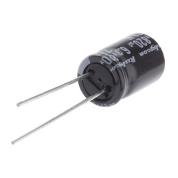 10 pcs - Rubycon 820μF Aluminium Electrolytic Capacitor 6.3V dc, Radial, Through Hole - 6.3ZLH820M8X11.5