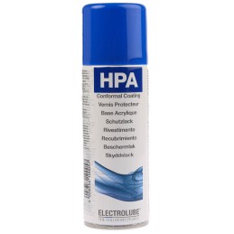 1 pcs - Electrolube Transparent Acrylic Resin Conformal Coating, 200 ml Aerosol, -55°C min, +130°C max