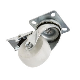 1 pcs - RS PRO Braked Swivel Castor Wheel, 50kg Capacity, 50mm Wheel