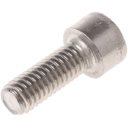 1 Bag of 25 - RS PRO Plain Stainless Steel Hex Socket Cap Screw, DIN 912, M8 x 12mm