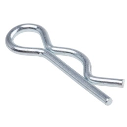 1 Bag of 25 - RS PRO Bright Zinc Plated Steel Retaining Clip, 8mm Diameter