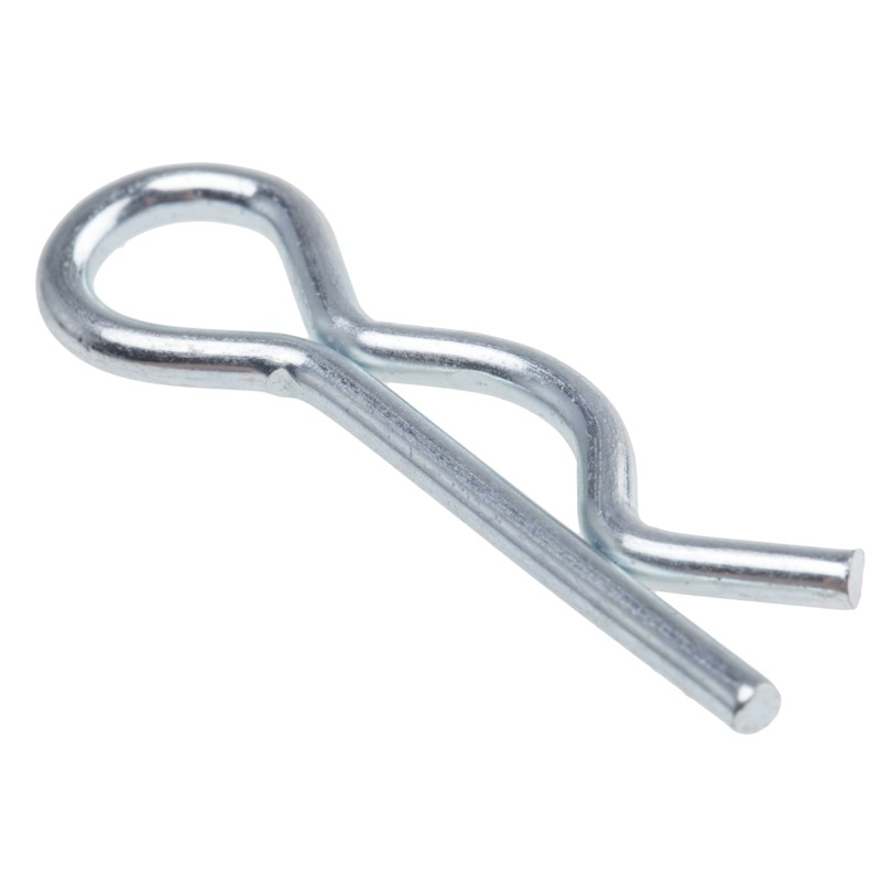 1 Bag of 25 - RS PRO Bright Zinc Plated Steel Retaining Clip, 8mm Diameter
