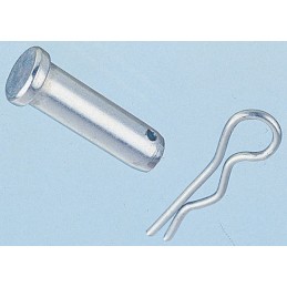 1 Bag of 25 - RS PRO Bright Zinc Plated Steel Retaining Clip, 8mm Diameter