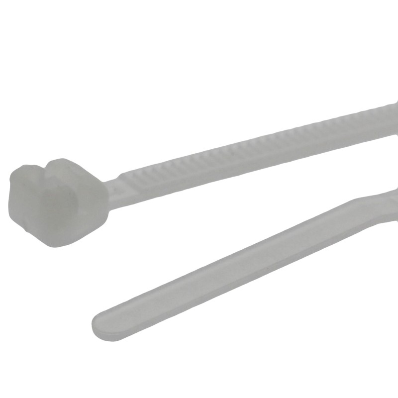 1 Box of 100 - Legrand Cable Tie, 105mm x 2.4 mm, Clear Nylon, Pk-100