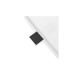 1 pcs - Rubbermaid Commercial Products 49L White Pedal Galvanised Steel Waste Bin