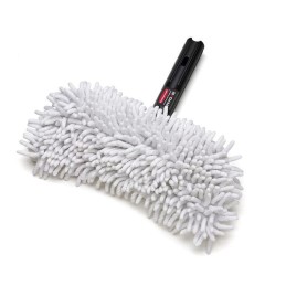 1 pcs - Rubbermaid Commercial Products White Microfibre Mop Cover for use with Rubbermaid HYGEN™ Quick-Connect handles