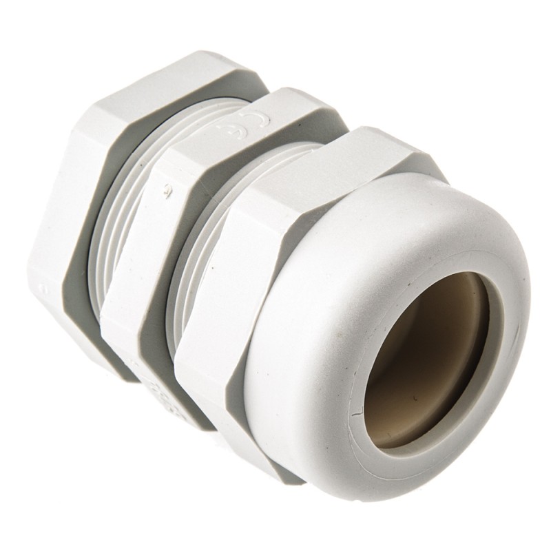 1 Box of 3 - SIB WADI-TEC Series Grey PA 6 Cable Gland, PG29 Thread, 15mm Min, 24.5mm Max, IP68