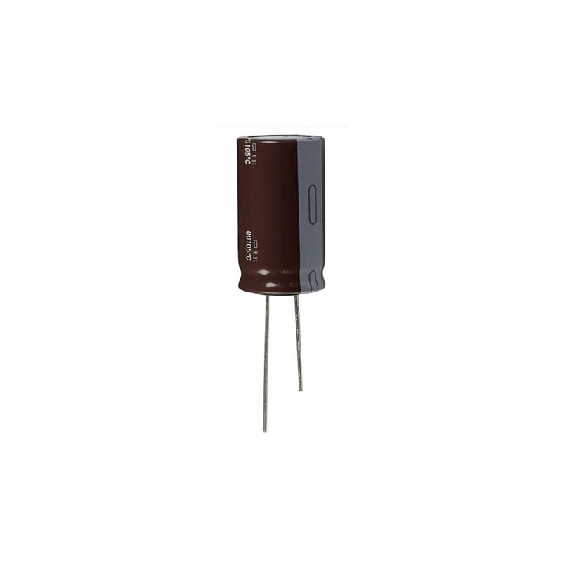 10 pcs - CHEMI-CON 10μF Electrolytic Capacitor 160V dc, Through Hole - EKXG161ELL100MJ16S