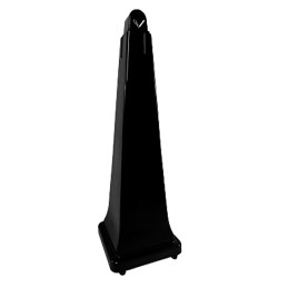 1 pcs - Rubbermaid Commercial Products Black Plastic Standing Cigarette Bins, 311mm x 1.001m x 311mm
