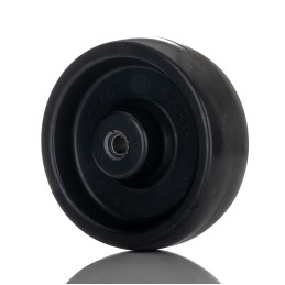 1 pcs - Tente Black Corrosion Resistant Trolley Wheel, 250kg
