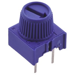 1 pcs - 500kΩ, Through Hole Trimmer Potentiometer 0.5W Top Adjust Vishay, 63M