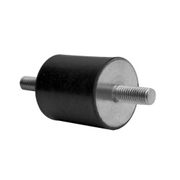 1 pcs - RS PRO M12 Anti Vibration Mount, Male to Male Bobbin with 213.36kg Compression Load