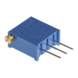 1 pcs - 1kΩ, Through Hole Trimmer Potentiometer 0.5W Side Adjust Bourns, 3296