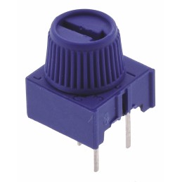 1 pcs - 1kΩ, Through Hole Trimmer Potentiometer 0.5W Top Adjust Vishay, 63M