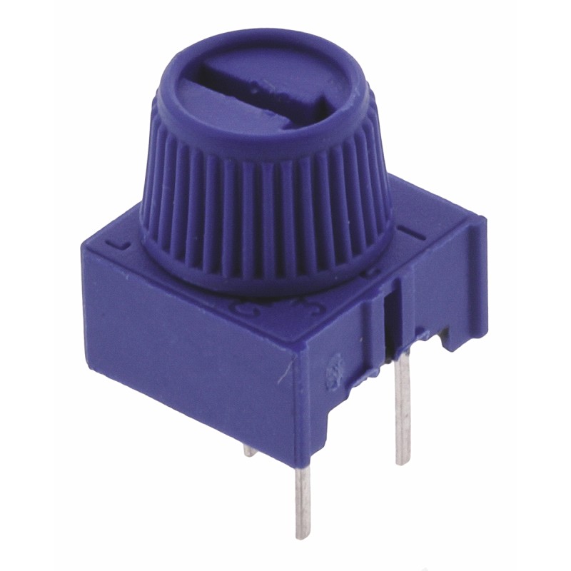 1 pcs - 1kΩ, Through Hole Trimmer Potentiometer 0.5W Top Adjust Vishay, 63M