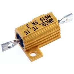 1 pcs - Arcol, 5Ω 10W Wire Wound Chassis Mount Resistor HS10 5R J ±5%
