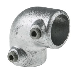 1 pcs - RS PRO 2-Way Connector Connecting Component, Strut Profile Type 1, Round Tube Size Type 1
