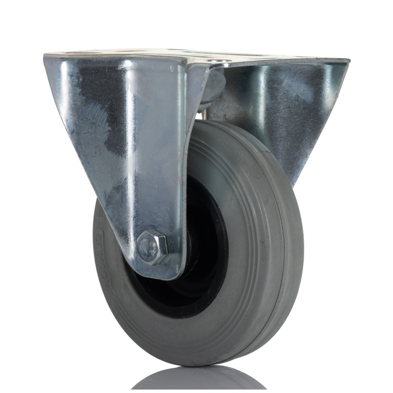 1 pcs - RS PRO Fixed Castor Wheel, 70kg Capacity, 100mm Wheel
