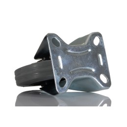 1 pcs - RS PRO Fixed Castor Wheel, 70kg Capacity, 100mm Wheel