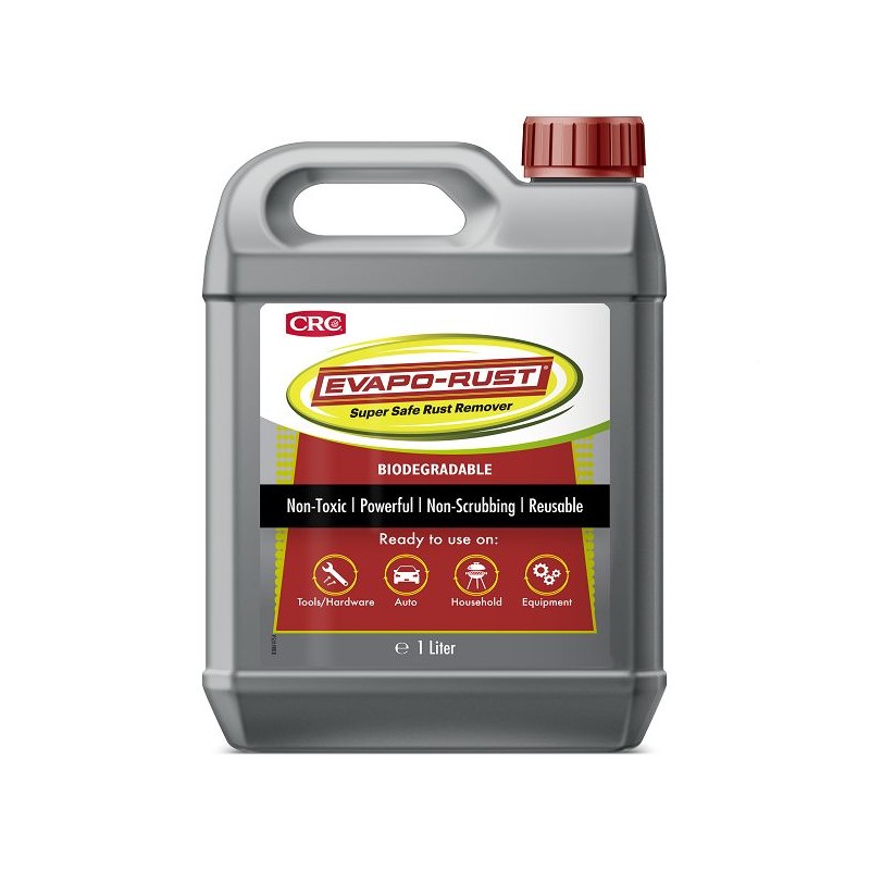 1 pcs - CRC Transparent 1 L Can EVAPO-RUST Rust Remover