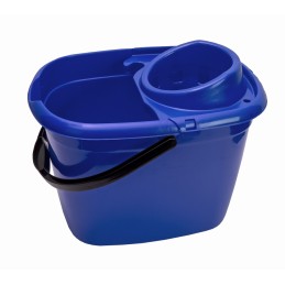 1 pcs - 12L Polypropylene Blue Mop Bucket With Handle
