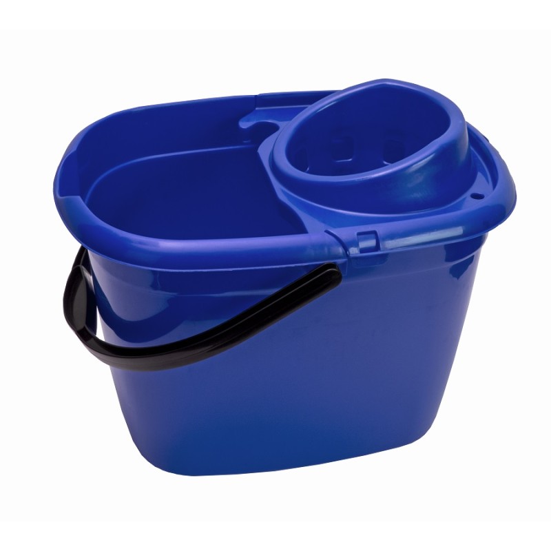 1 pcs - 12L Polypropylene Blue Mop Bucket With Handle