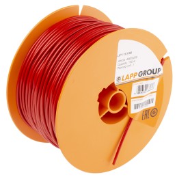 1 Reel of 100 M - Lapp Red 1 mm² Hook Up Wire, 17 AWG, 100m, PVC Insulation