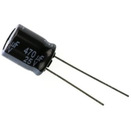 10 pcs - Panasonic 1500μF Aluminium Electrolytic Capacitor 6.3V dc, Radial, Through Hole - EEUFS0J152LB