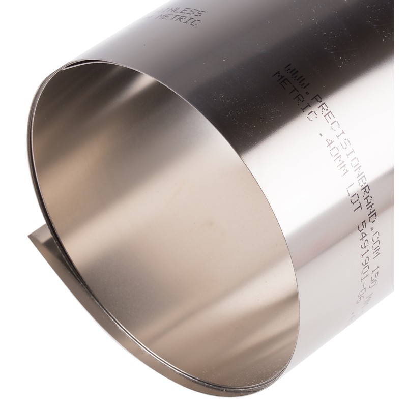 1 pcs - Steel Shim, 1.25m x 150mm x 0.4mm