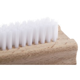 1 pcs - Cottam Hard Bristle White Scrubbing Brush, Nylon bristle material