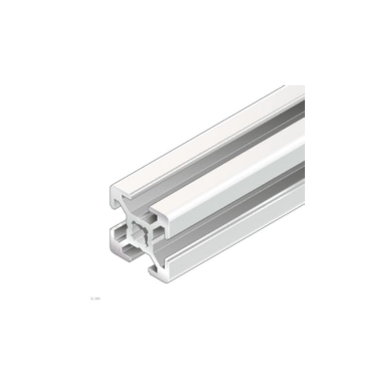 1 pcs - Bosch Rexroth Silver Aluminium Profile Strut, 20 x 20 mm, 6mm Groove, 1000mm Length