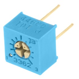 1 pcs - 100Ω, Through Hole Trimmer Potentiometer 0.5W Top Adjust Bourns, 3362