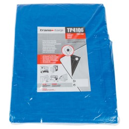 1 pcs - RS PRO Blue Polyethylene Tarpaulin 12m x 8m
