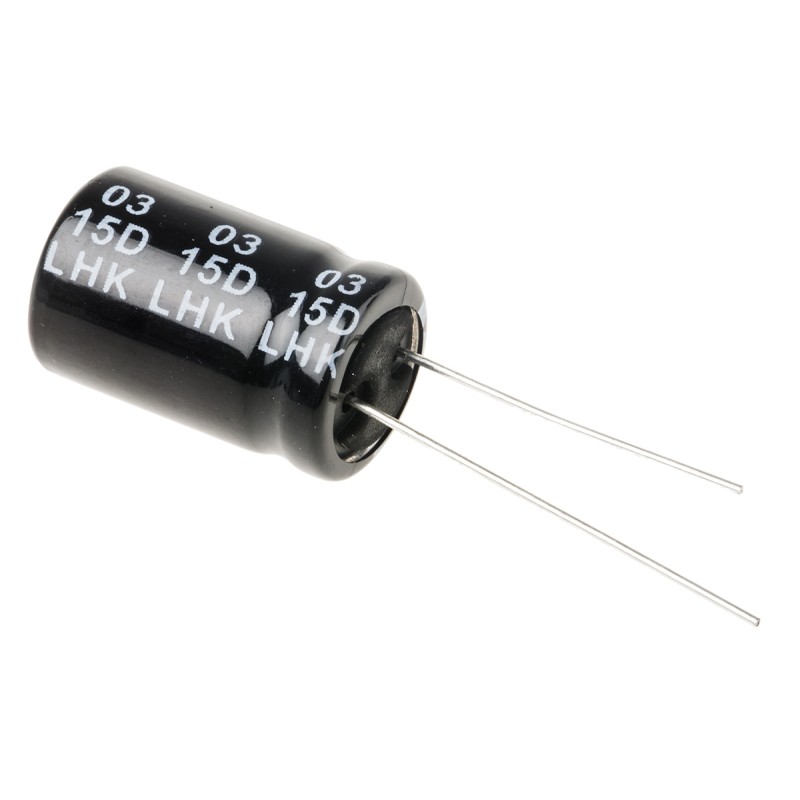 10 pcs - RS PRO 470μF Aluminium Electrolytic Capacitor 63V dc, Radial, Through Hole