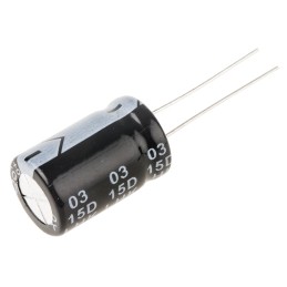 10 pcs - RS PRO 470μF Aluminium Electrolytic Capacitor 63V dc, Radial, Through Hole
