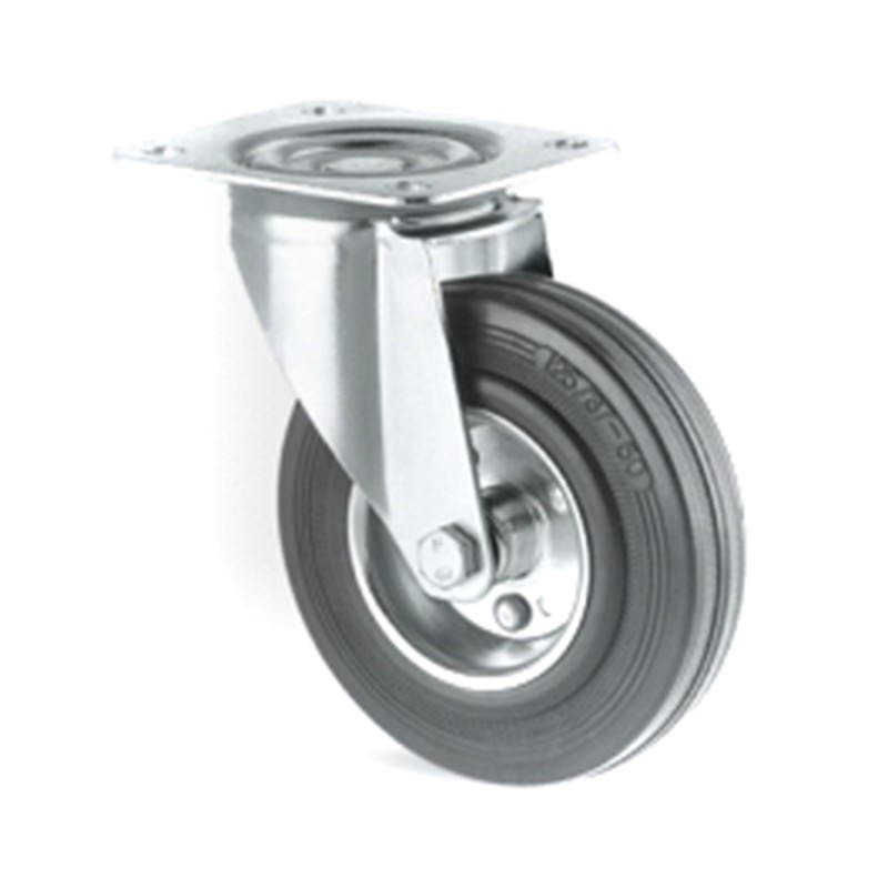 1 pcs - Tente Swivel Castor Wheel, 135kg Capacity, 160mm Wheel
