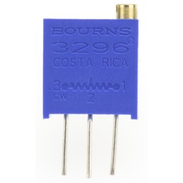 1 pcs - 1kΩ, Through Hole Trimmer Potentiometer 0.5W Top Adjust Bourns, 3296