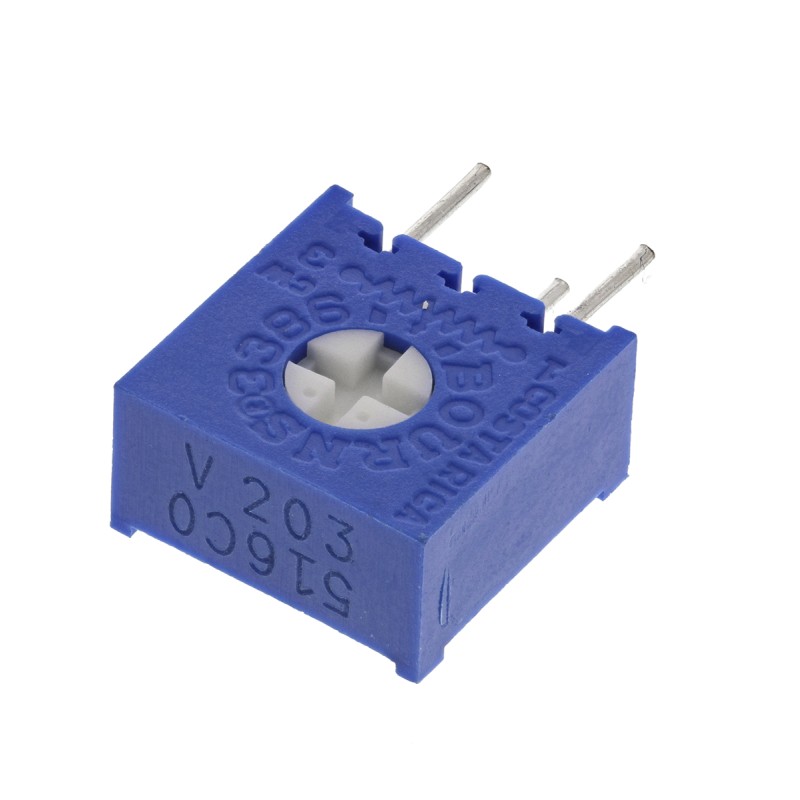1 pcs - 20kΩ, Through Hole Trimmer Potentiometer 0.5W Bourns, 3386
